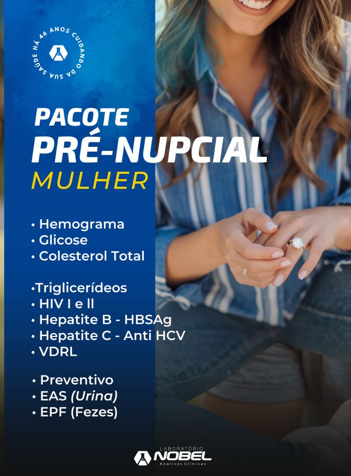 Pacote Pré Nupcial Mulher