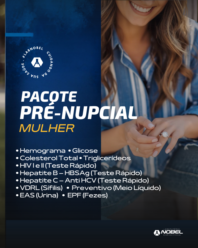 Pacote Pré Nupcial Mulher