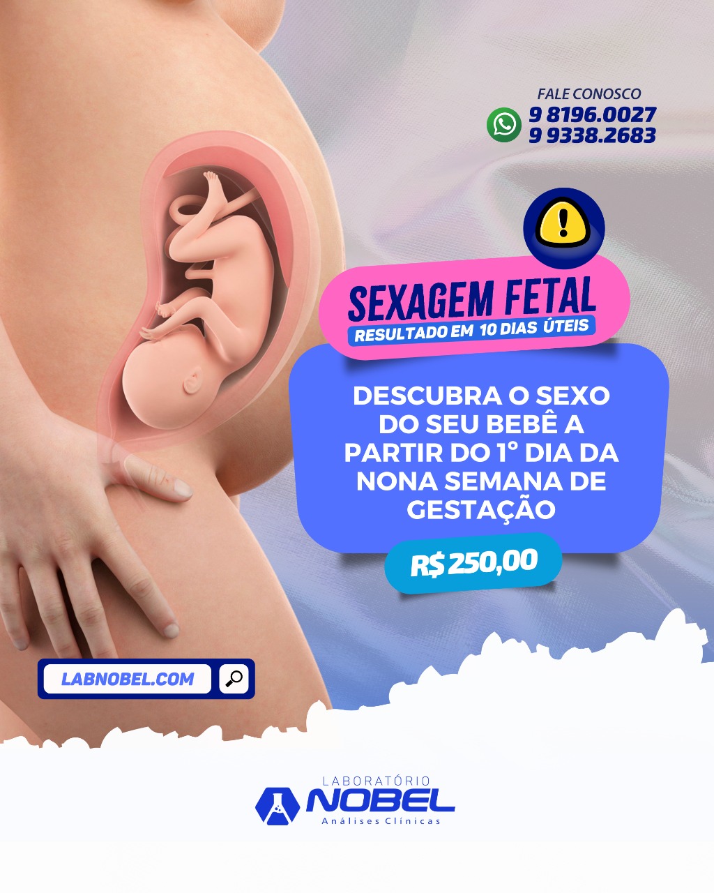 Sexagem Fetal: Como funciona, para que serve, onde fazer, preços SP e RJ